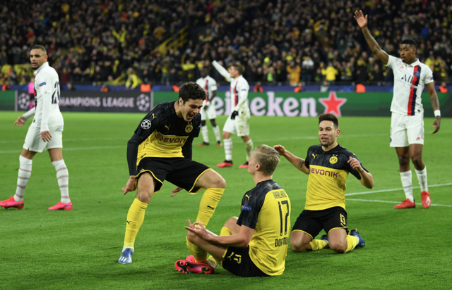Erling Haaland coştu Dortmund PSG'yi devirdi - Resim: 1