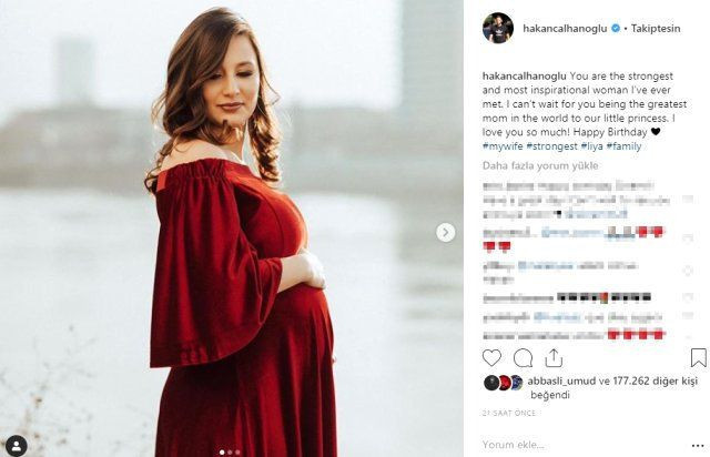 Merve Sanay'a DM'den yürümüştü Çalhanoğlu eşine aşkını haykırdı - Resim: 4