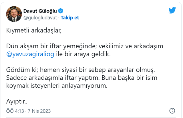 İYİ Parti'den istifa eden Yavuz Ağıralioğlu, Yeniden Refah Partili isimle görüştü! İftarda ne konuşuldu - Resim: 1
