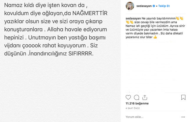 Seda Sayan Mülayim'e fena patladı! Zehir zemberek namaz yanıtı - Resim: 4