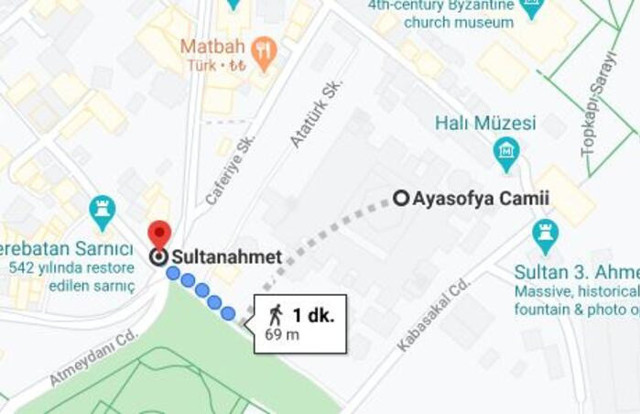 Ayasofya nerede nasıl gidilir Ayasofya Camii açılışı saat kaçta? - Resim: 1