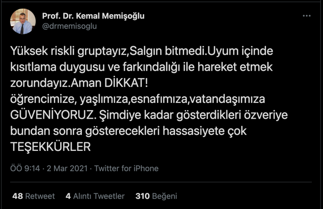 İstanbul'da yasaklar kalktı Sağlık Müdürü Kemal Memişoğlu uyardı! 'Salgın bitmedi aman dikkat' - Resim: 0