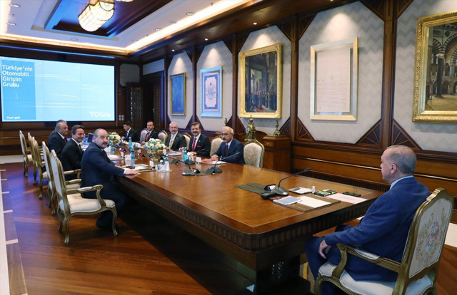 Cumhurbaşkanı Erdoğan, yerli otomobil TOGG heyetini kabul etti - Resim: 0