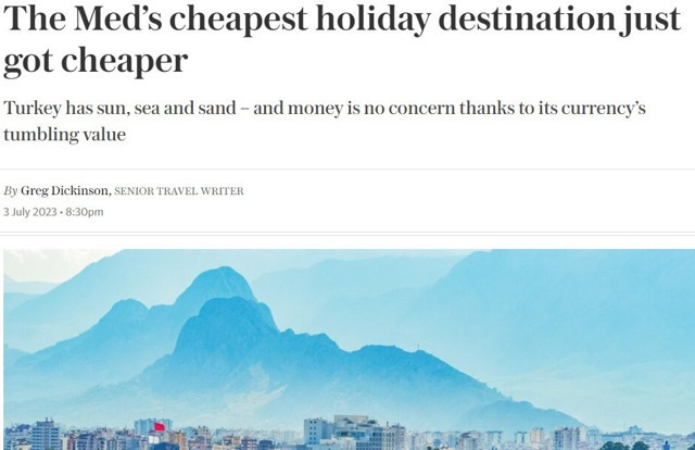 TL'deki düşüş iştahlarını kabarttı! İngiliz gazete dalga geçti: "Daha da ucuzladı", "Para hiç dert değil" - Resim: 0