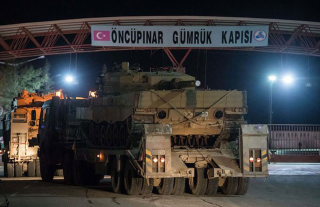 Tanklar sınır kapısından Suriye'ye geçti - Resim: 4