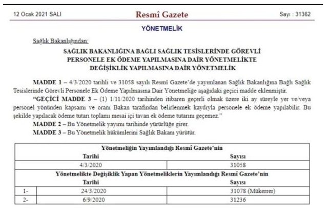 Sağlık çalışanlarına ek ödeme müjdesi! İki ay daha uzatıldı - Resim: 0