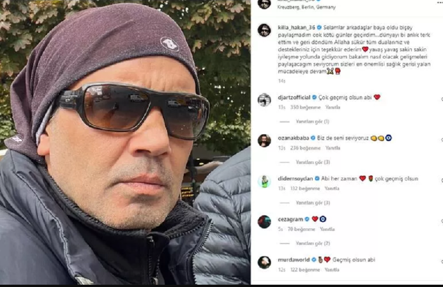 Komaya giren ünlü rapçi Killa Hakan'dan aylar sonra flaş paylaşım: "Dünyayı bir anlık terk ettim ve geri döndüm" - Resim: 1
