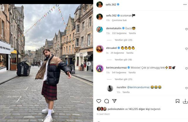 Sefo İskoç eteği giydi, sosyal medya ayağa kalktı: Eleştirilere ise böyle cevap verdi! - Resim: 6