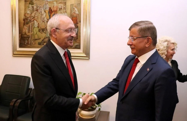 Kılıçdaroğlu, Karamollaoğlu ve Davutoğlu ile bir araya geldi - Resim: 0
