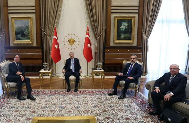 Cumhurbaşkanı Erdoğan, NATO Genel Sekreteri Mark Rutte’yi kabul etti - Resim: 0