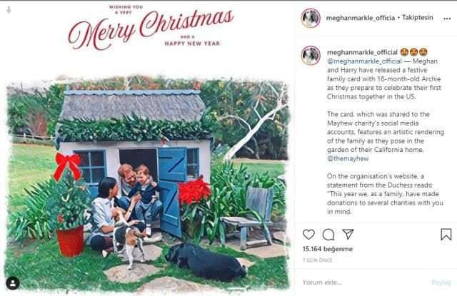 Kraliyet Ailesi ve dünyaca ünlü isimler yılbaşına özel poz verdi gelenek bozulmadı - Resim: 3