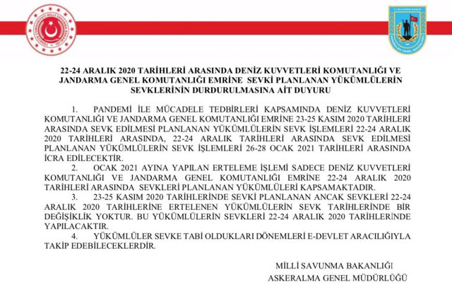 Son dakika MSB'den asker sevkleriyle ilgili yeni karar! Tarih güncellendi - Resim: 0