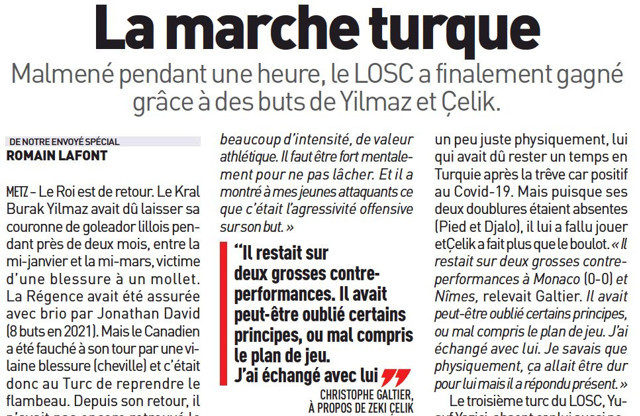 Fransızlar, Burak Yılmaz'ı manşet yaptı! Türk Marşı detayı bomba - Resim: 1