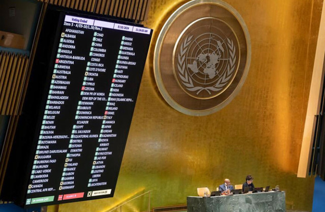 BM Genel Kurulu'nun Filistin kararı! oylamada kimler 'hayır' dedi? 5 Arap ülkesinden açıklama - Resim: 0