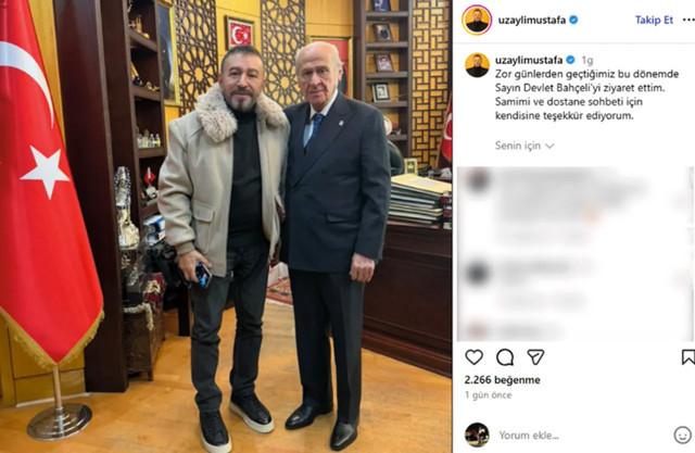 MHP lideri Devlet Bahçeli'ye sürpriz ziyaret! - Resim: 0