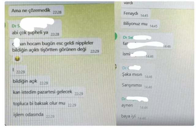 Hastalarla ilgili iğrenç ifadeler! Doktorların yazışmaları ifşa oldu: Görevden uzaklaştırıldılar - Resim: 0