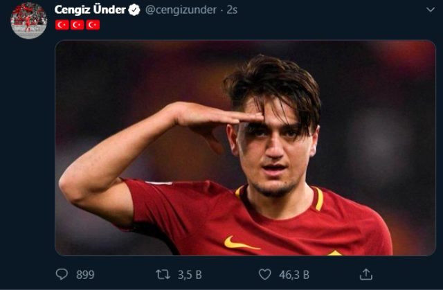 Roma Barış Pınarı Harekatı'na destek veren Cengiz Ünder için kararını verdi - Resim: 1