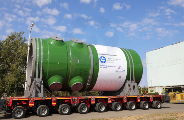 Akkuyu NGS 1 No’lu ünitesine ait reaktör kabı Türkiye’ye gönderildi - Resim: 1