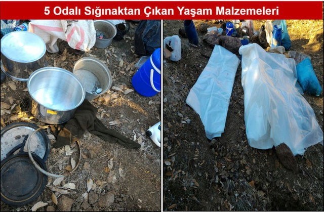 Lice'de 5 PKK sığınağı ele geçirildi - Resim: 2