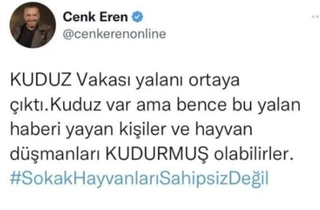 Kuduz olan çocuklara inanamadı Cenk Eren'in paylaşımı tepki çekti hemen sildi! - Resim: 4