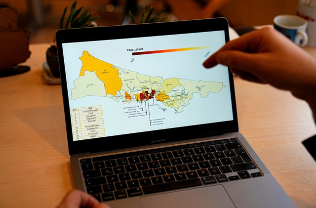 İstanbul'da en riskli ilçeler belli oldu! İşte o harita... - Resim: 1