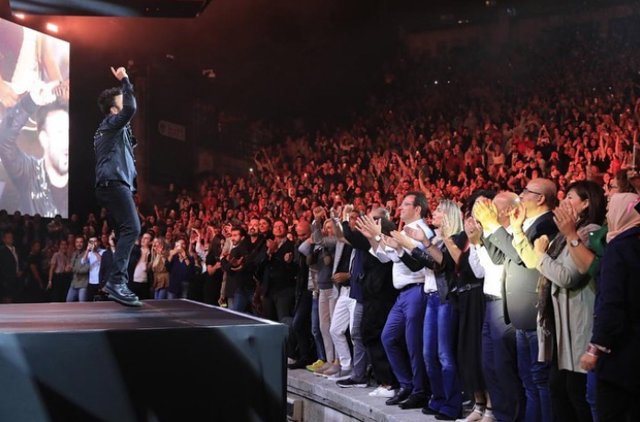 Tarkan Ekrem İmamoğlu ve Tunç Soyer bir arada Konser sonrası üçlü poz verdiler - Resim: 0