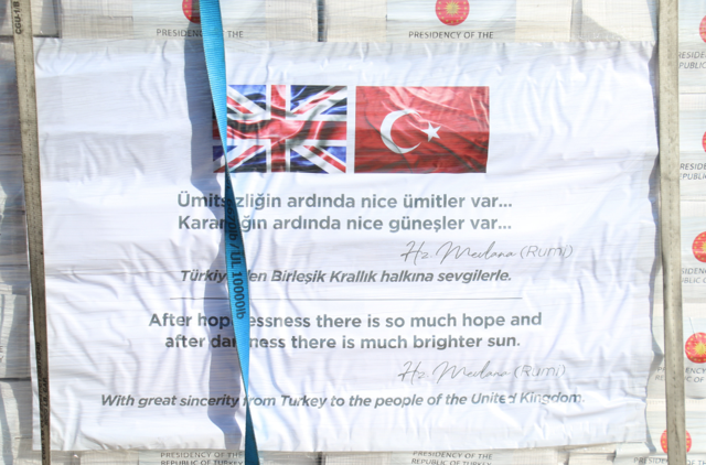 Tarihte bir ilk! Türkiye'nin İngiltere'ye yardımı ülke basınında - Resim: 1