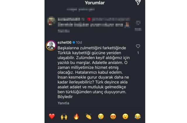 Türkiye'yi eleştiren Ezhel'in sözleri tepki çekti! "Utanç duyuyorum" - Resim: 1