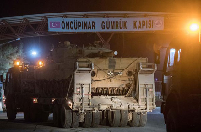 Tanklar sınır kapısından Suriye'ye geçti - Resim: 1