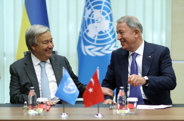 Bakan Hulusi Akar ve Guterres'ten ortak açıklama! İşte bugüne dek gerçekleşen tahıl sevkiyatı - Resim: 1