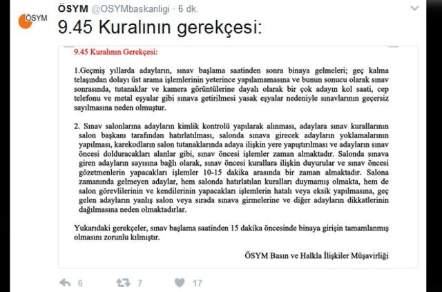 YGS sınavını kaçıranlara ÖSYM'den açıklama geldi - Resim: 2
