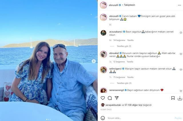 Ebru Şallı babasının ölümünden kısa süre sonra reklam paylaşınca tepki yağdı - Resim: 2