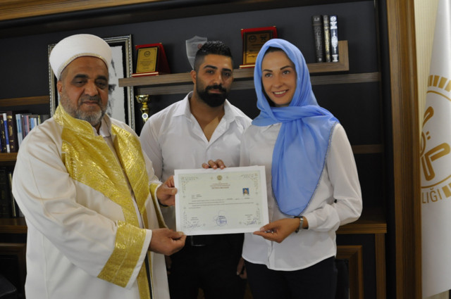 Gaziantep'te Ukraynalı Antonina aşkı için Müslüman oldu - Resim: 1