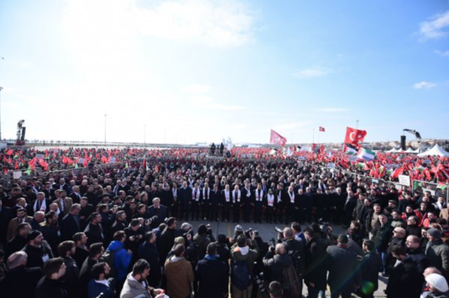 Siyasiler Yenikapı'daki Büyük Kudüs Mitingi'nde buluştu! - Resim: 1