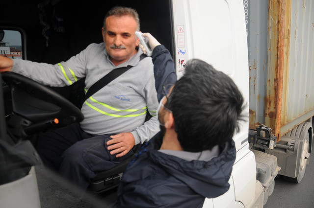 Kocaeli girişlerinde Corona virüs denetimi - Resim: 1