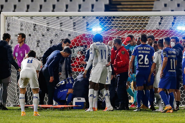 Portekiz'de yürekleri ağza getiren sakatlık! Gözyaşlarını tutamadılar - Resim: 1