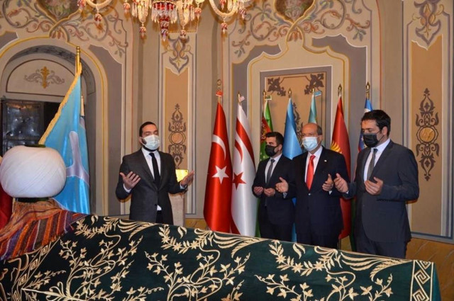 KKTC Cumhurbaşkanı Ersin Tatar’dan Ertuğrul Gazi Türbesi'ne ziyaret - Resim: 0