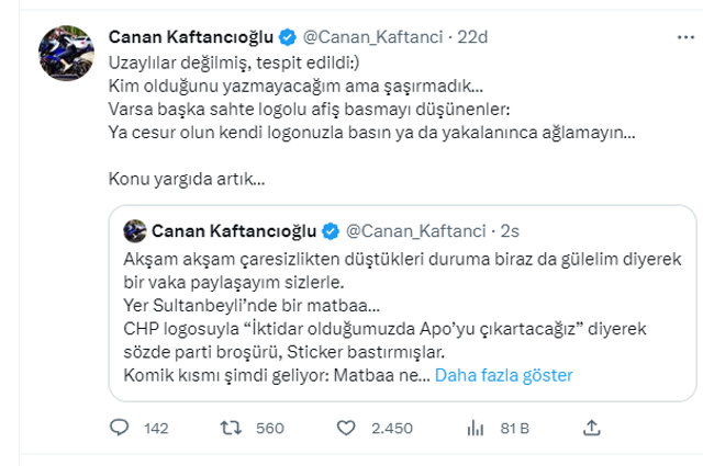 İstanbul'da CHP logolu 'İktidar olduğumuzda Apo’yu çıkartacağız' afişleri basıldı! Bakın kim yapmış - Resim: 2