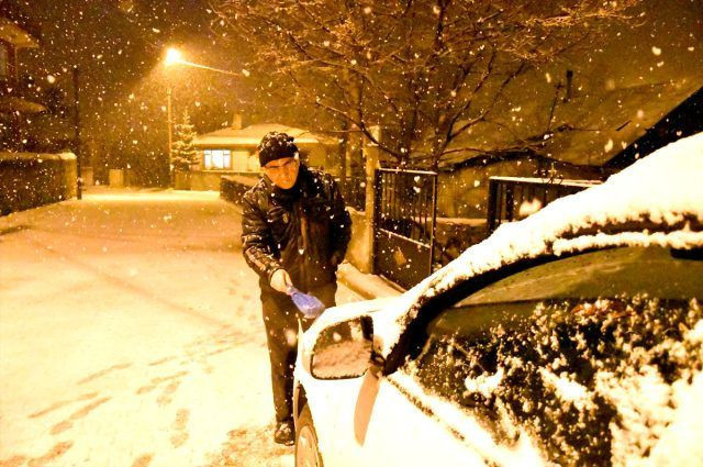 Kars Sarıkamış beyaza büründü! Nisan ayında yağan kar herkesi şaşırttı - Resim: 4