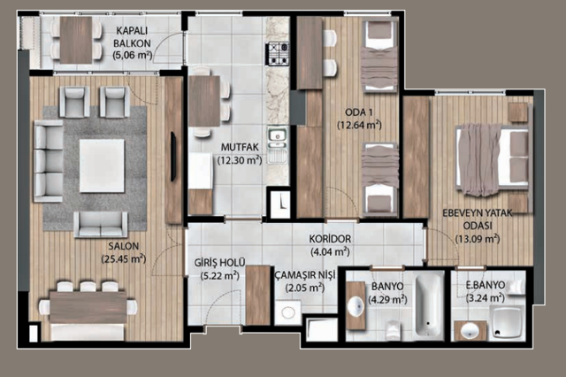 Niğde TOKİ Emlak Konut evleri fiyatları! 2+1 daire 252 bin lira - Resim: 2