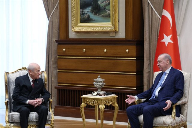 Ankara'da kritik zirve! Cumhurbaşkanı Erdoğan, Bahçeli'yi kabul etti - Resim: 2