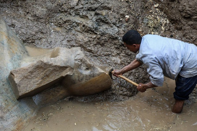 Kızıyla evlenmişti firavun 2.Ramses'in heykeli bulundu - Resim: 4