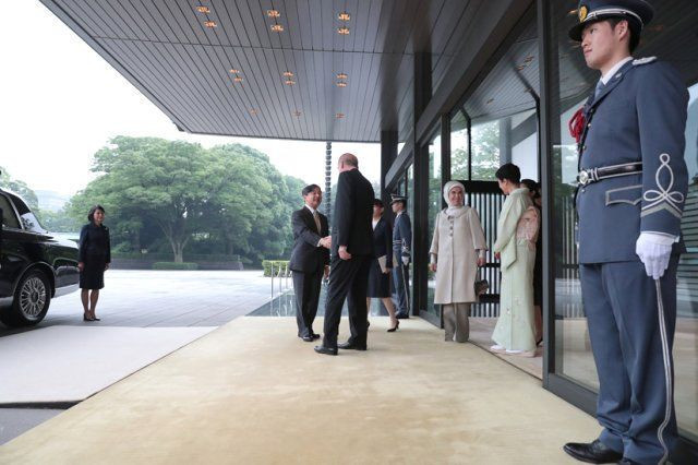 Erdoğan eşi ile birlikte Japonyada! Naruhito ve İmparatoriçe ile samimi sohbet - Resim: 1