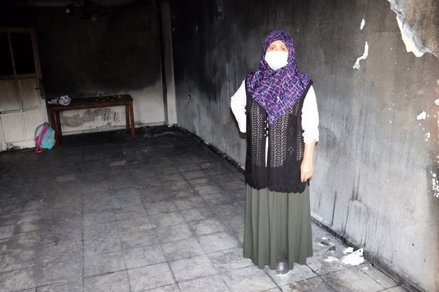 Hatay'da evi küle döndü gözyaşlarına hakim olamadı! 'Bunu insan olan yapmaz' diyerek tepki gösterdi - Resim: 2