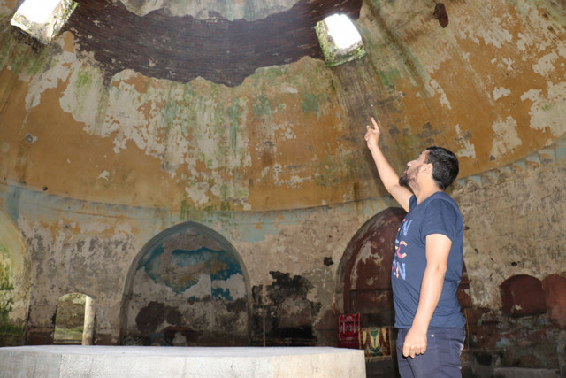 500 yıllık hamam bakımsızlıktan dökülüyor, restorasyon bekliyor - Resim: 0