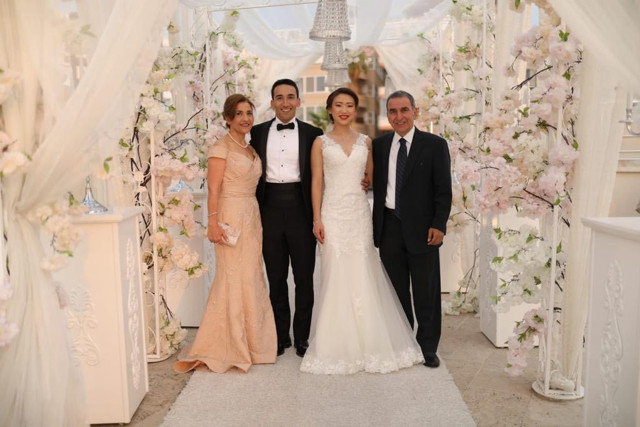 Facebook'ta çalışırken tanıştılar! Damat Hataylı gelin Tayvanlı - Resim: 0