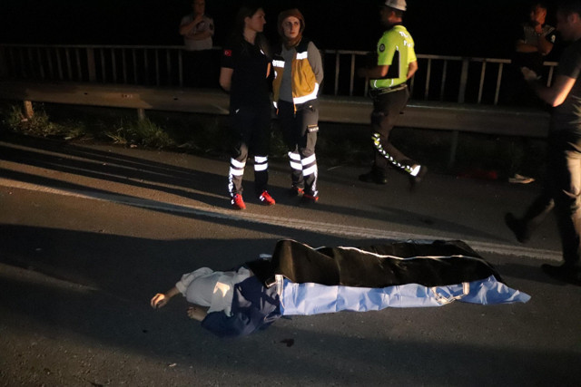 Acı son! Yoldan karşıya geçmek istemişti - Resim: 0