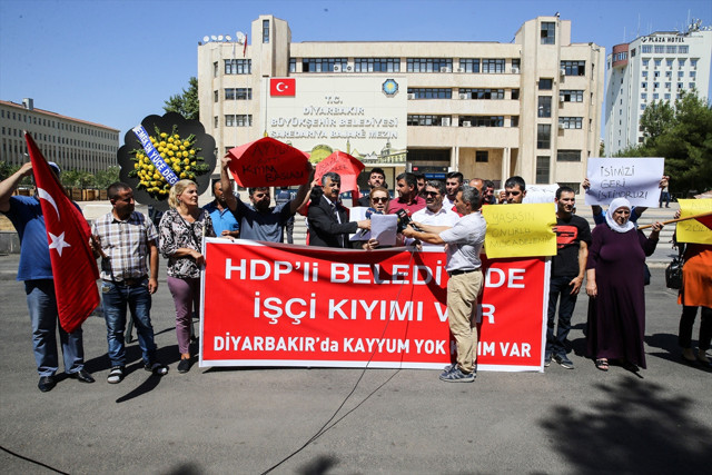 diyarbakır işten çıkarma protesto