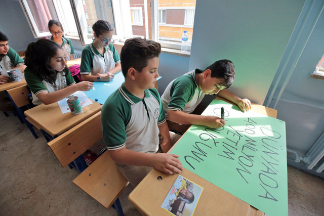 Öğrenciler, önce mesaj vermek için sustular ardından harekete geçtiler - Resim: 2