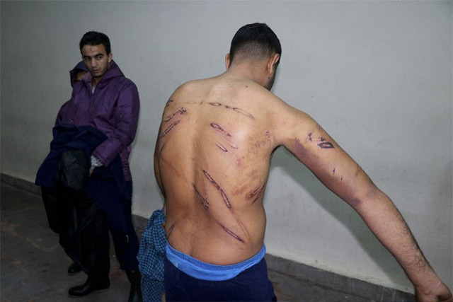 Yunanistan'da dünyayı utandıran görüntüler! - Resim: 0